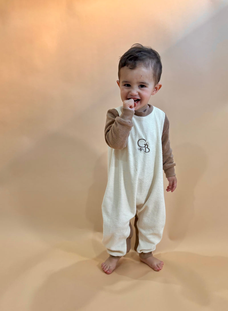 Milk & Tea stretch terry jumpsuit