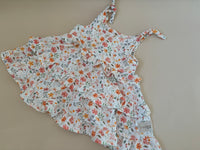 Summer floral Tie up dress