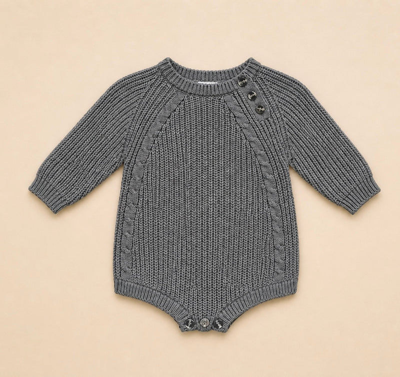 Chunky Teddy knit romper