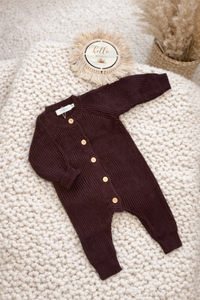 Knitted grow suit