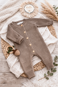 Knitted grow suit