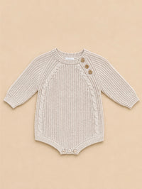 Chunky Teddy knit romper