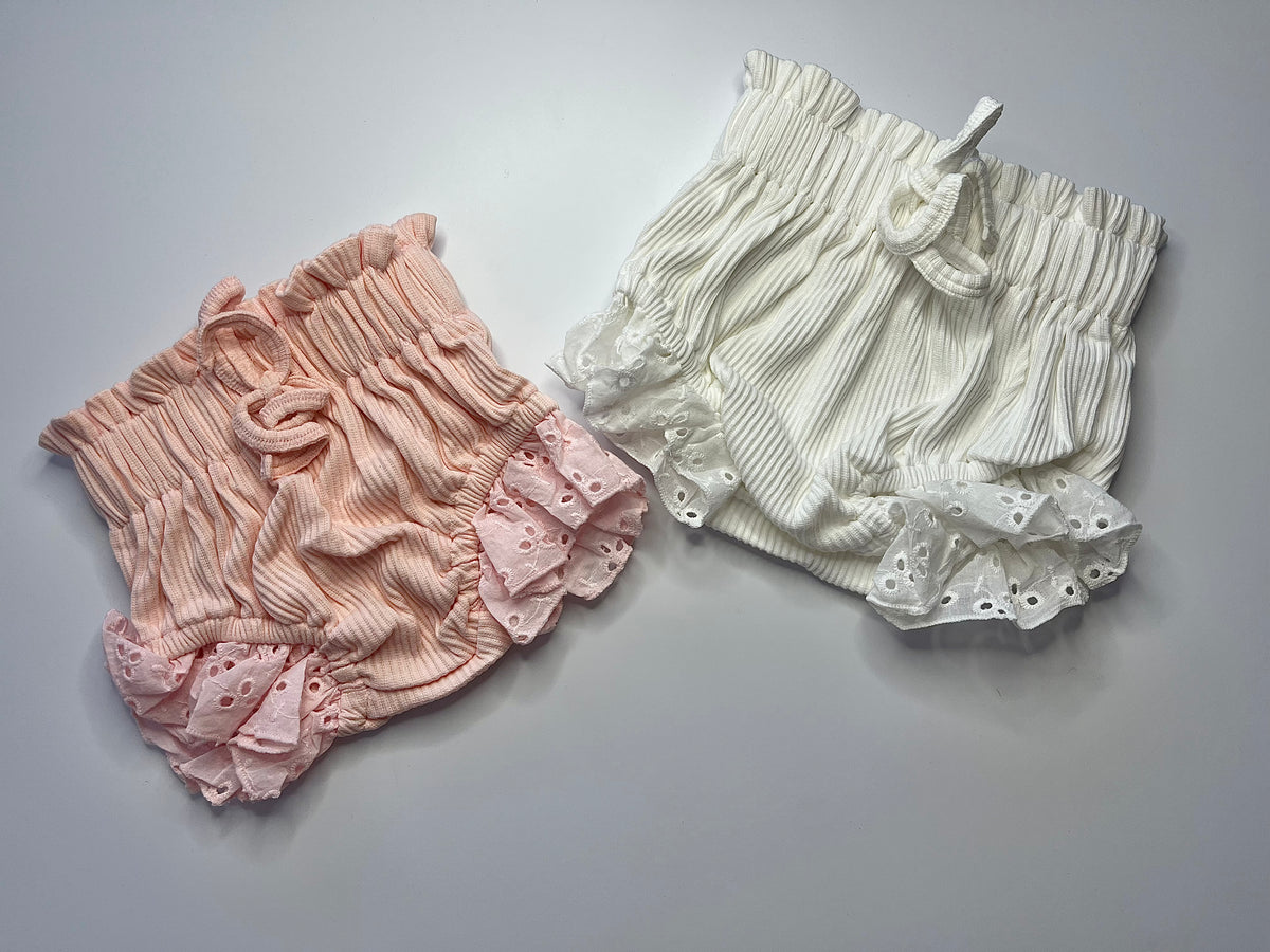 Flora ruffle shorts