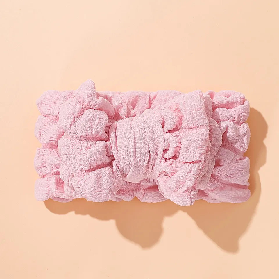 Bubble bow headband