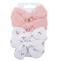 Pure cotton bows 4 pack