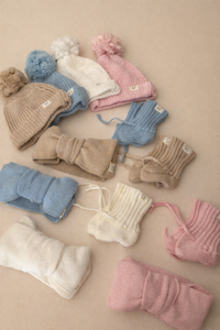Beanie, booties & headband set