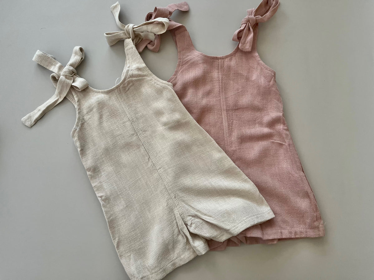 Linen tie Playsuit