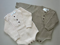 Teddy knitted romper
